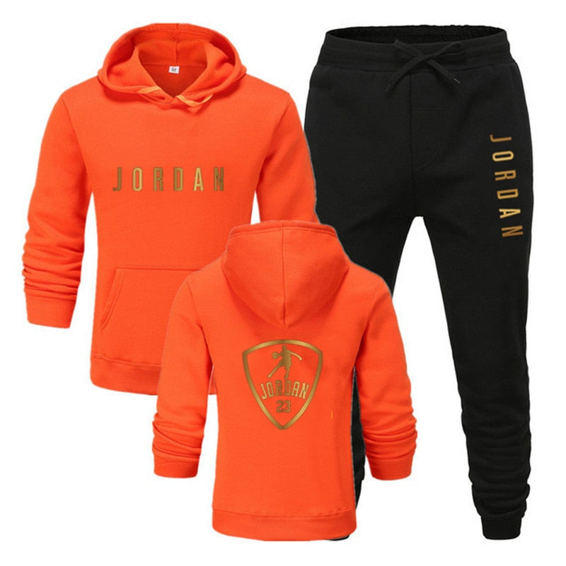 2 Pieces Sets Tracksuit Men Hooded Sweatshirt+pants Pullover Hoodie Sportwear Suit Ropa Hombre Casual Men Clothes Size S-3XL
