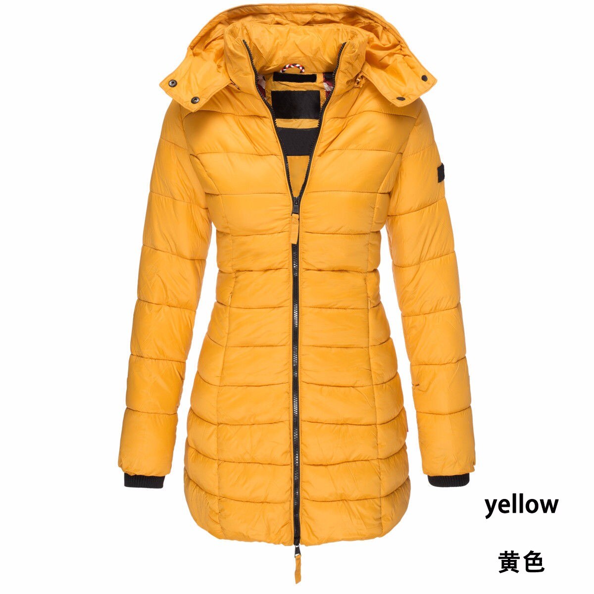 Zogaa Brand Women Parkas Winter Jacket Coat Casual Slim Fit Cotton Padded Jacket Long Parka Women Wadded Warm Hooded Overcoats